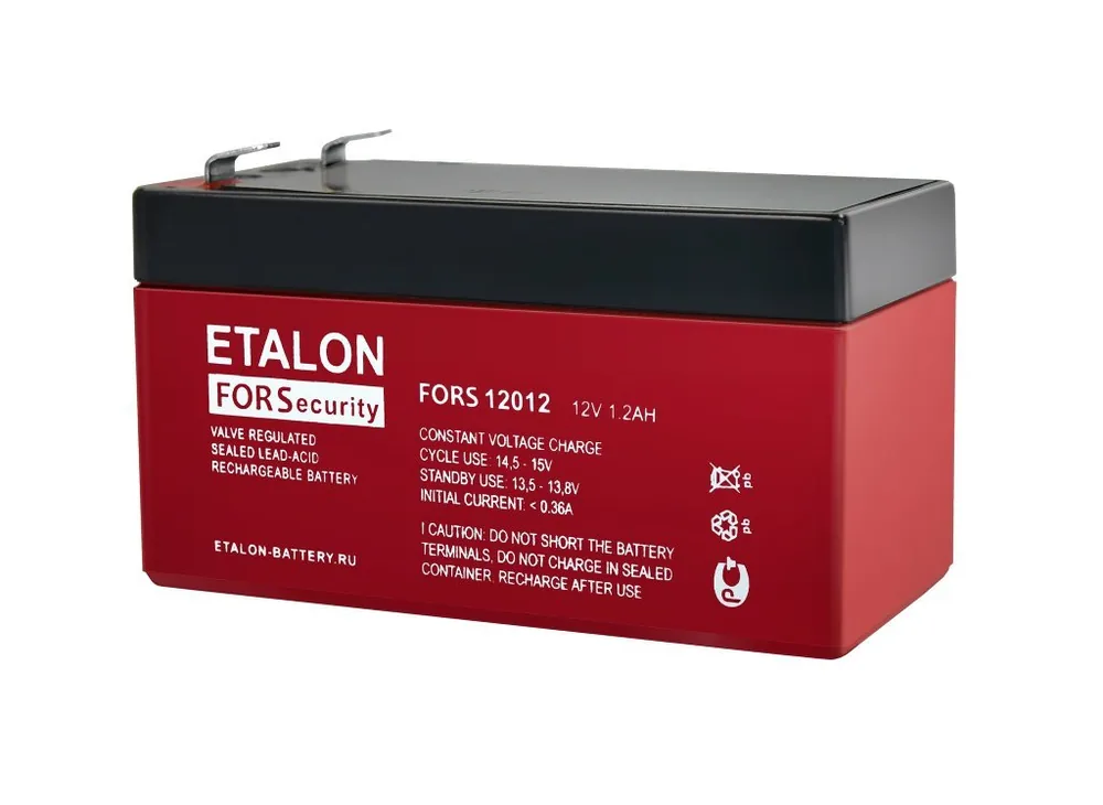ETALON FORS 12012. Аккумулятор герметичный свинцово-кислотный