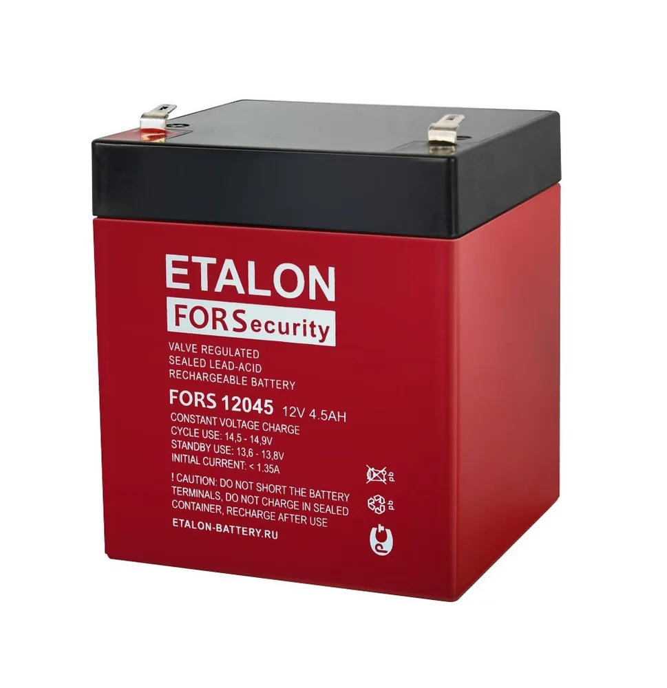ETALON FORS 12045. Аккумулятор герметичный свинцово-кислотный