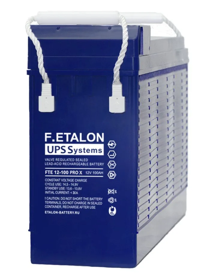 F.ETALON FTE 12-100 PRO X. Аккумулятор герметичный свинцово-кислотный
