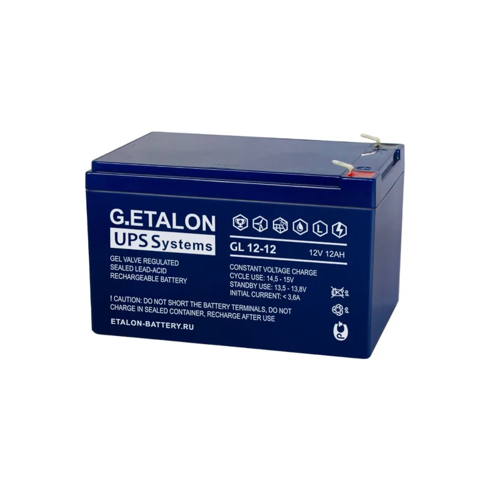 G.ETALON GL 12-12. Аккумулятор герметичный свинцово-кислотный