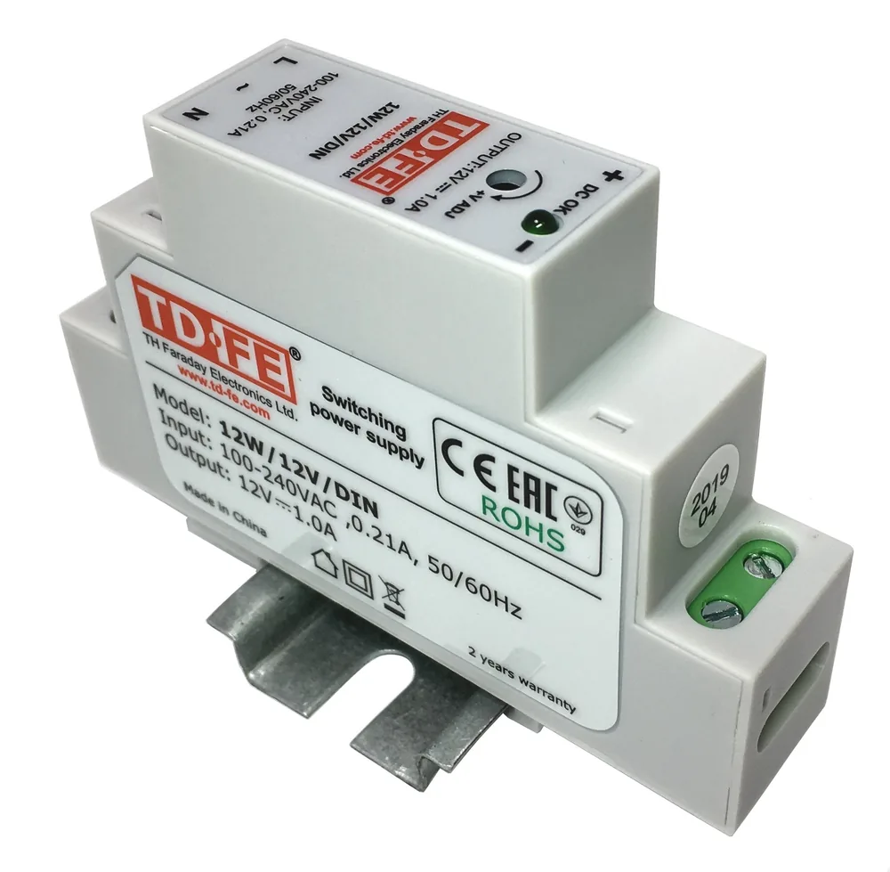 12W/12V/DIN. Блок питания