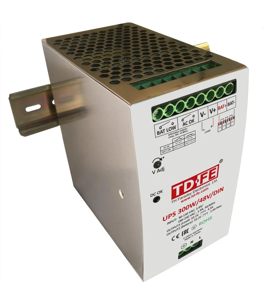 Блок бесперебойного питания UPS 300W/48V/DIN 2010