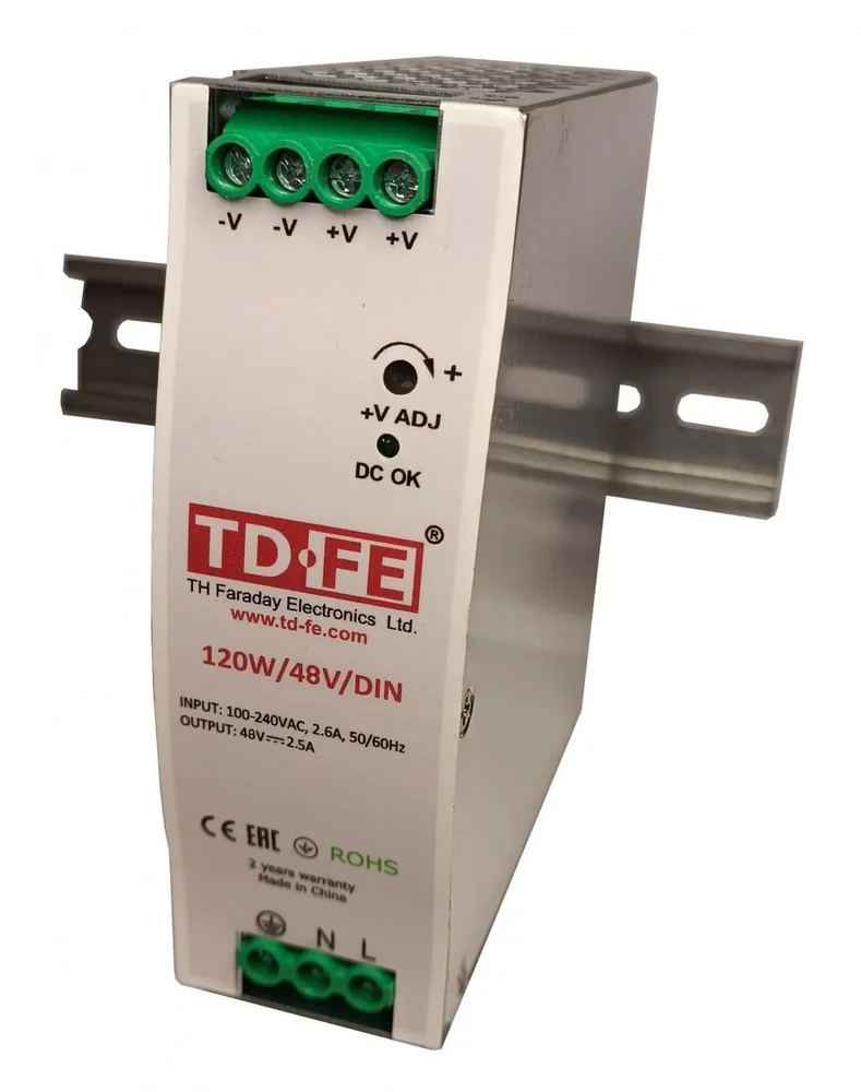 Блок питания 120W/48V/DIN 4012