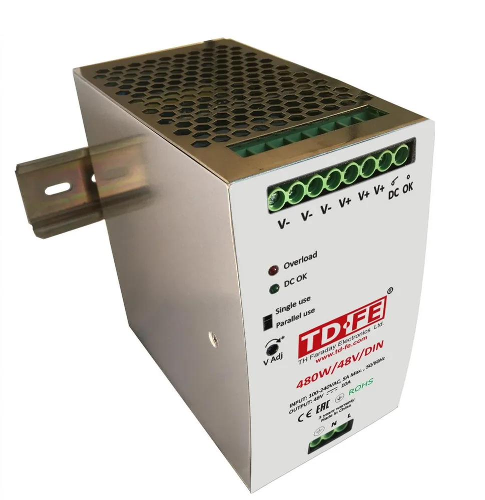 Блок питания 480W/48V/DIN 4010
