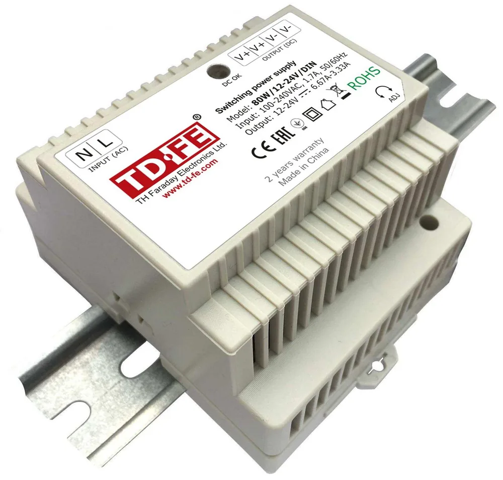 Блок питания 80W/12-24V/DIN 4009