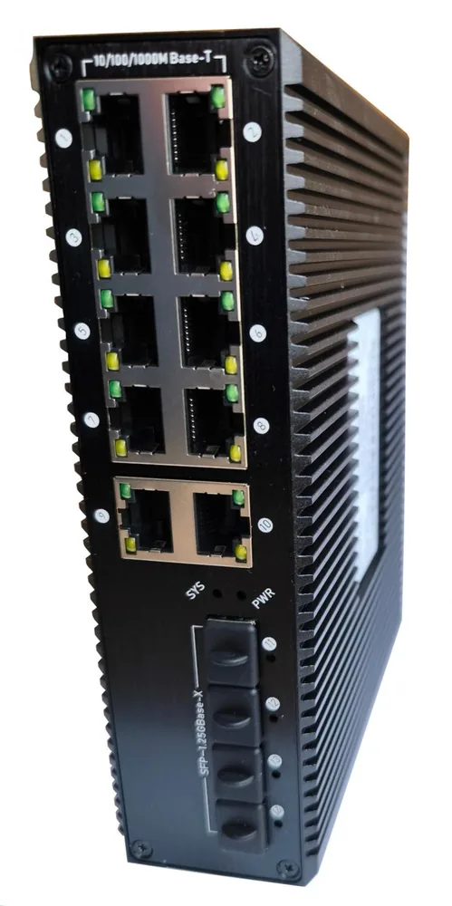 F-812. Коммутатор 8-портовый с PoE