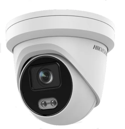 DS-2CD2327G2-LU(C)(2.8мм). Профессиональная видеокамера IP купольная