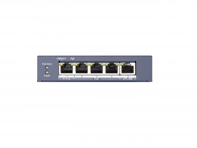 DS-3E0505HP-E. Коммутатор с питанием POE
