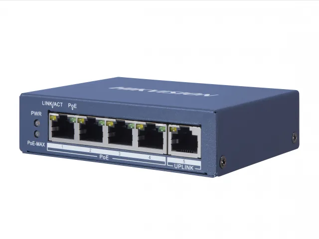 DS-3E0505P-E. Коммутатор с PoE