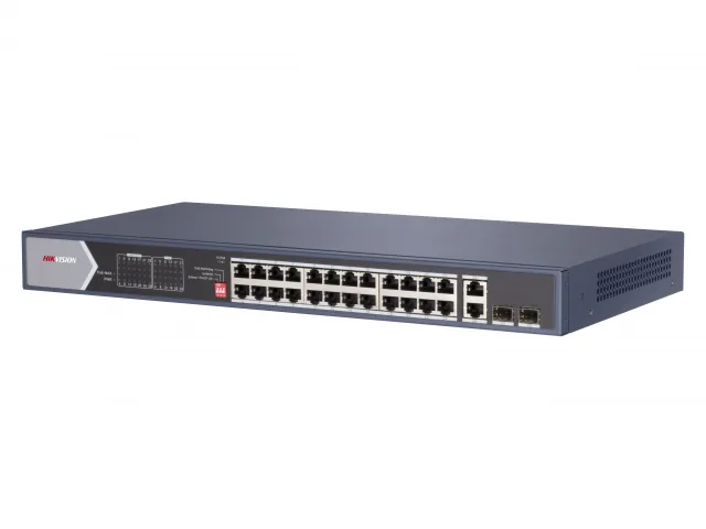 DS-3E0528HP-E. Коммутатор с питанием POE