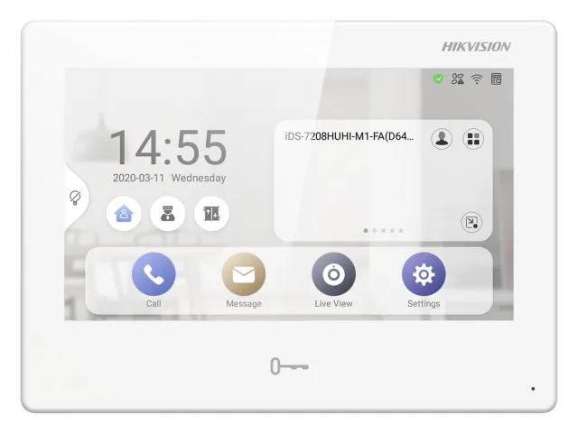 DS-KH9310-WTE1(B). Монитор IP-домофона