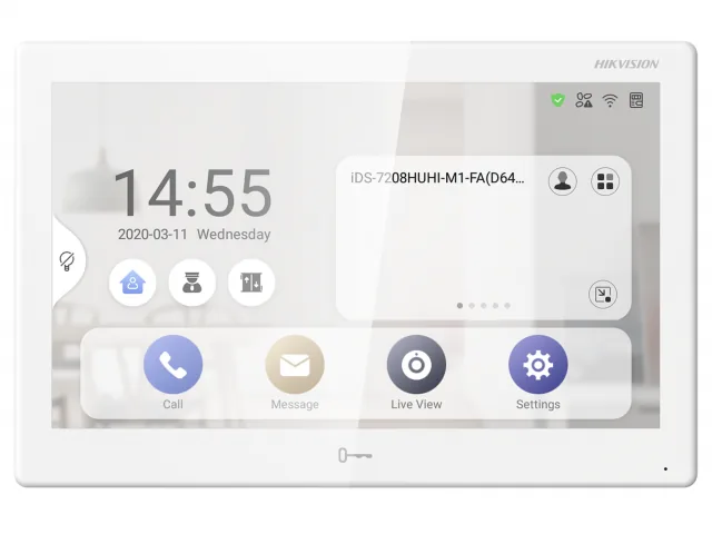 DS-KH9510-WTE1(B). Монитор IP-домофона