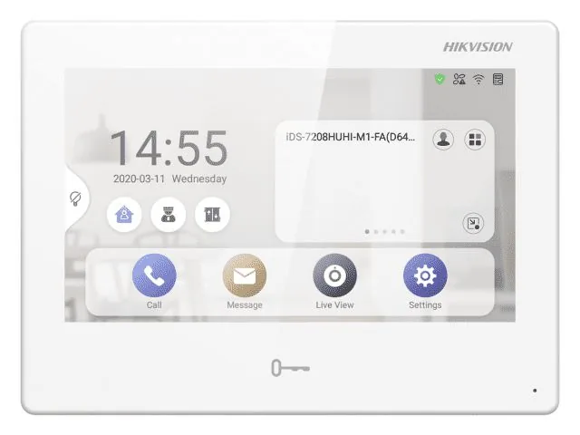 Видеодомофон DS-KH9310-WTE1(B)