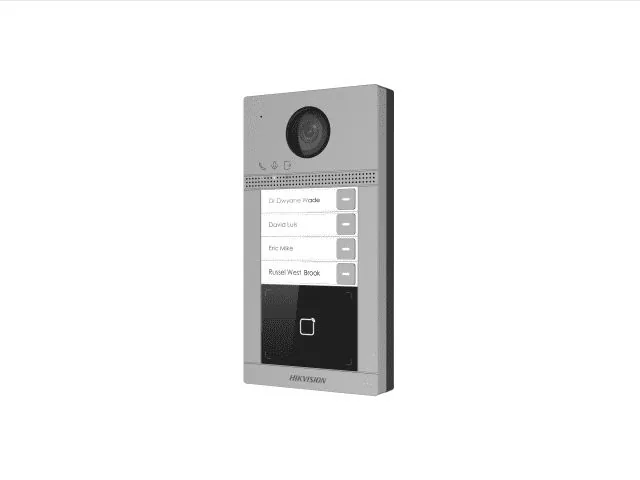 Видеопанель вызывная DS-KV8413-WME1(C)/Flush