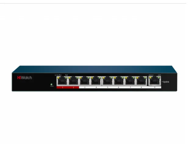 DS-S908P(B). Коммутатор с питанием PoE
