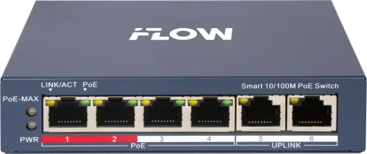F-SW-EM206POE-VM/L. Коммутатор с POE