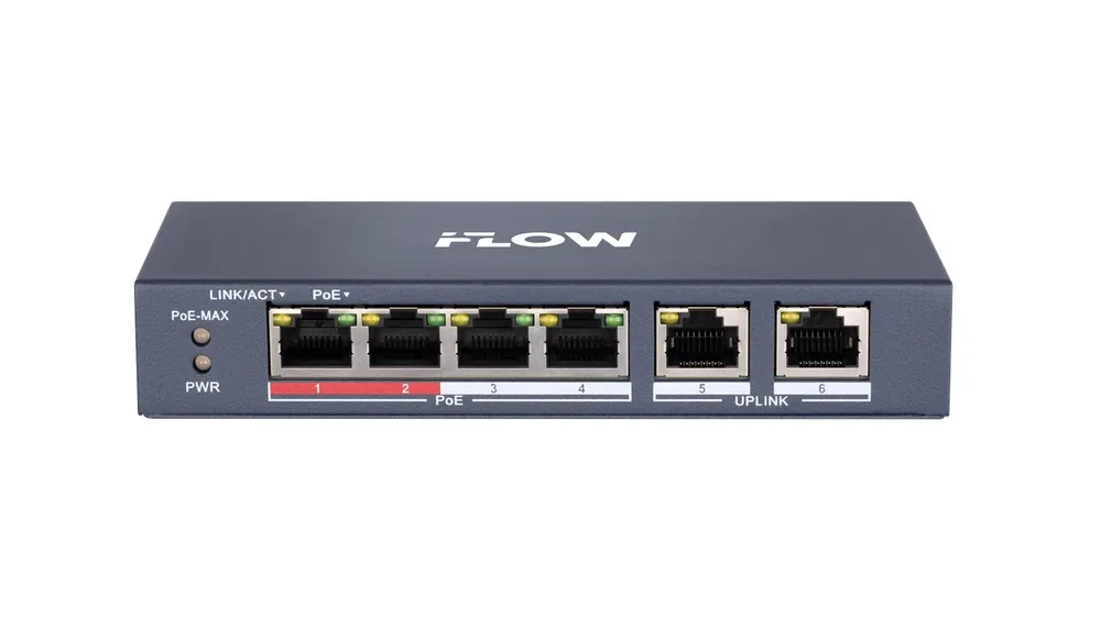 F-SW-EU206HPOE-V. Сетевой PoE коммутатор