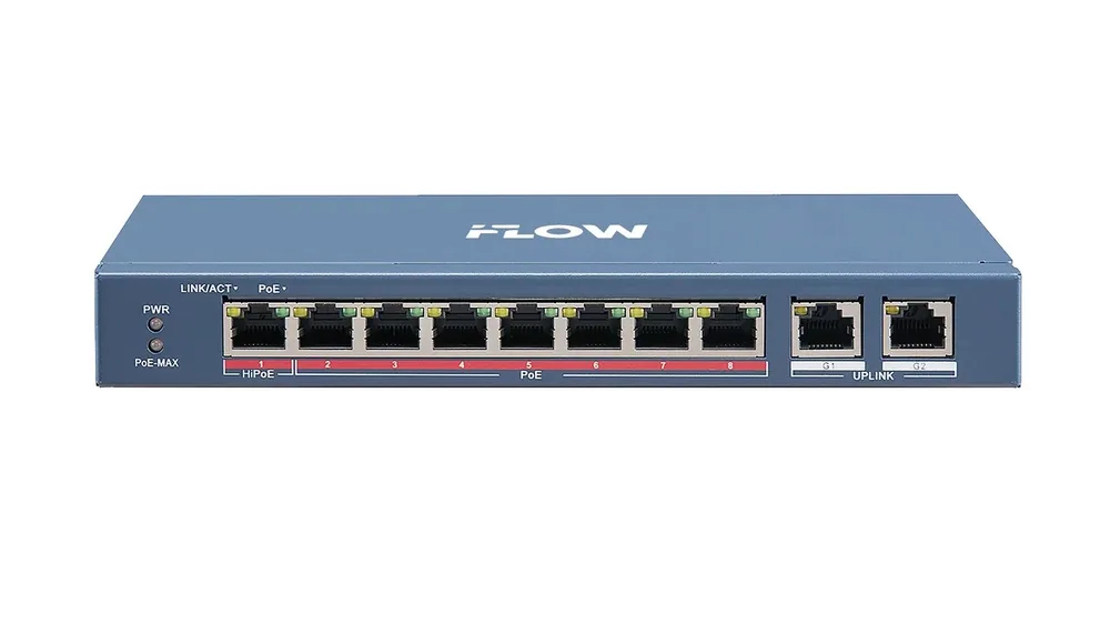 F-SW-EU410HPOE-V. Сетевой PoE коммутатор