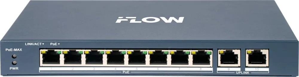 F-SW-EU410POE-V/L. Сетевой PoE коммутатор