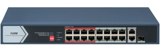 F-SW-EU418POE-V/L. Коммутатор с питанием PoE