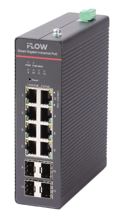 F-SW-IM612HPOE-PM-8G4GO. Коммутатор с POE