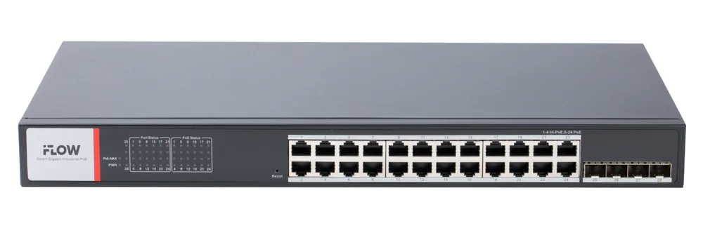 F-SW-IM628HPOE-PM-24G4GO. Коммутатор с POE