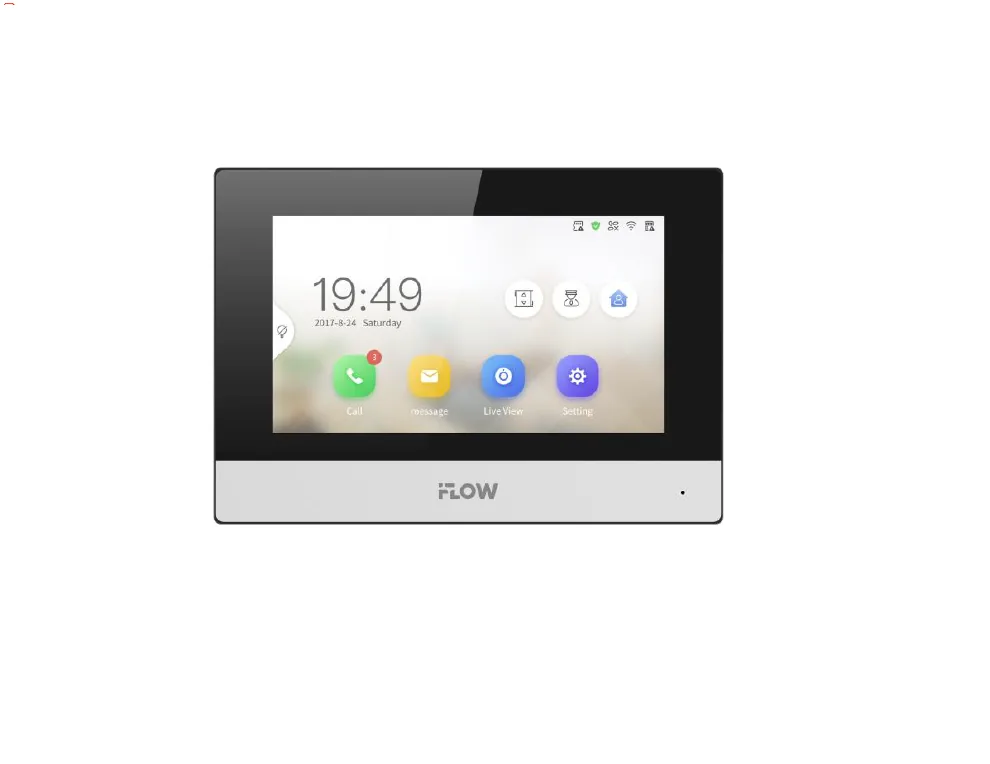 F-VI-3442HPWE1. Монитор IP-видеодомофона