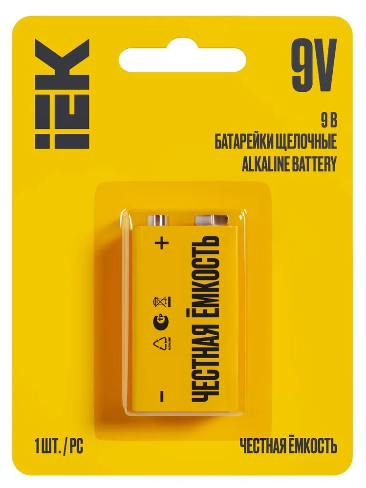 Батарейка 6LR61 ABT-6LR619V-OP-L01 — фото 2 из 2