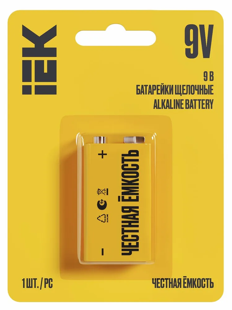 Батарейка 6LR61 ABT-6LR619V-OP-L01