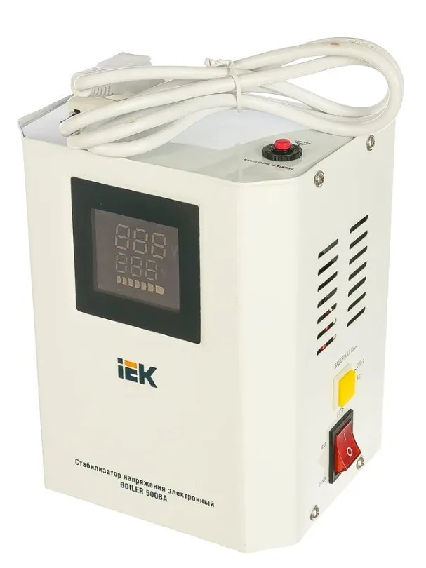 Стабилизатор напряжения настенный BOILER 0,5кВА (IVS24-1-00500). Стабилизатор напряжения — фото 3 из 3