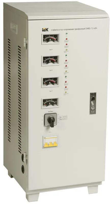 Стабилизатор напряжения СНИ3-7.5 IVS10-3-07500