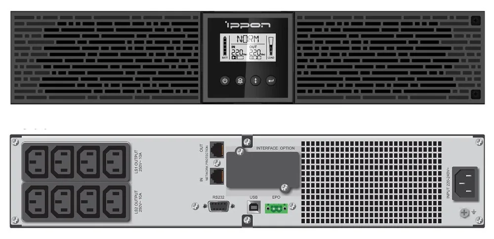 Ippon Smart Winner II 1500 (1192978). Источник бесперебойного питания