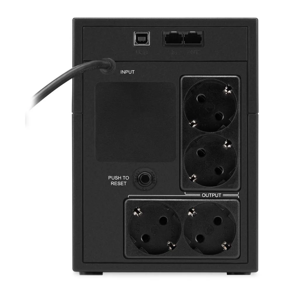 Источник бесперебойного питания Back Basic 1200 LCD Euro — фото 2 из 4