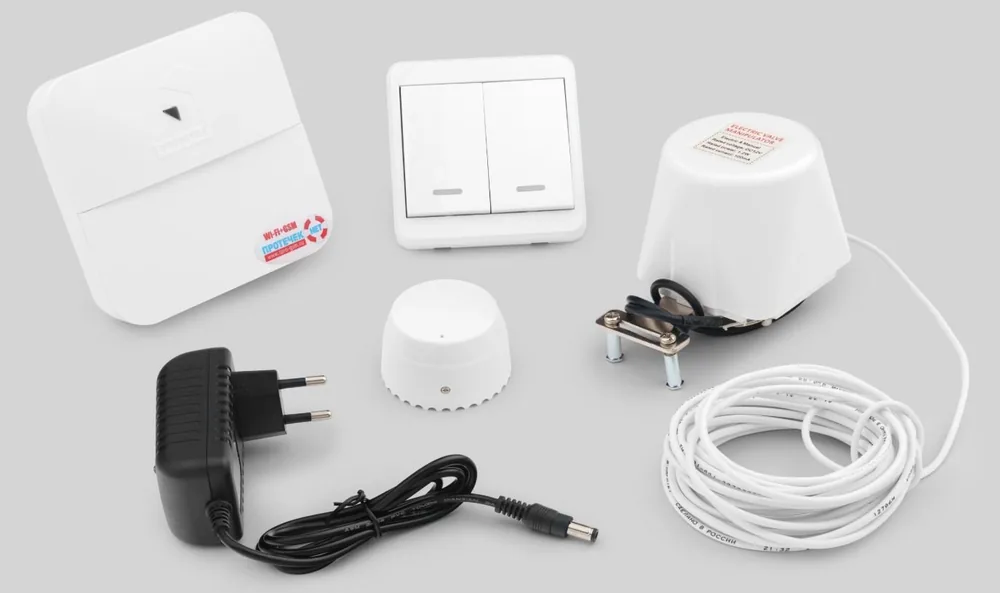 ИПРо "Протечек.НЕТ" МИНИ накладной, GSM+Wi-Fi комплект. Система контроля протечек воды
