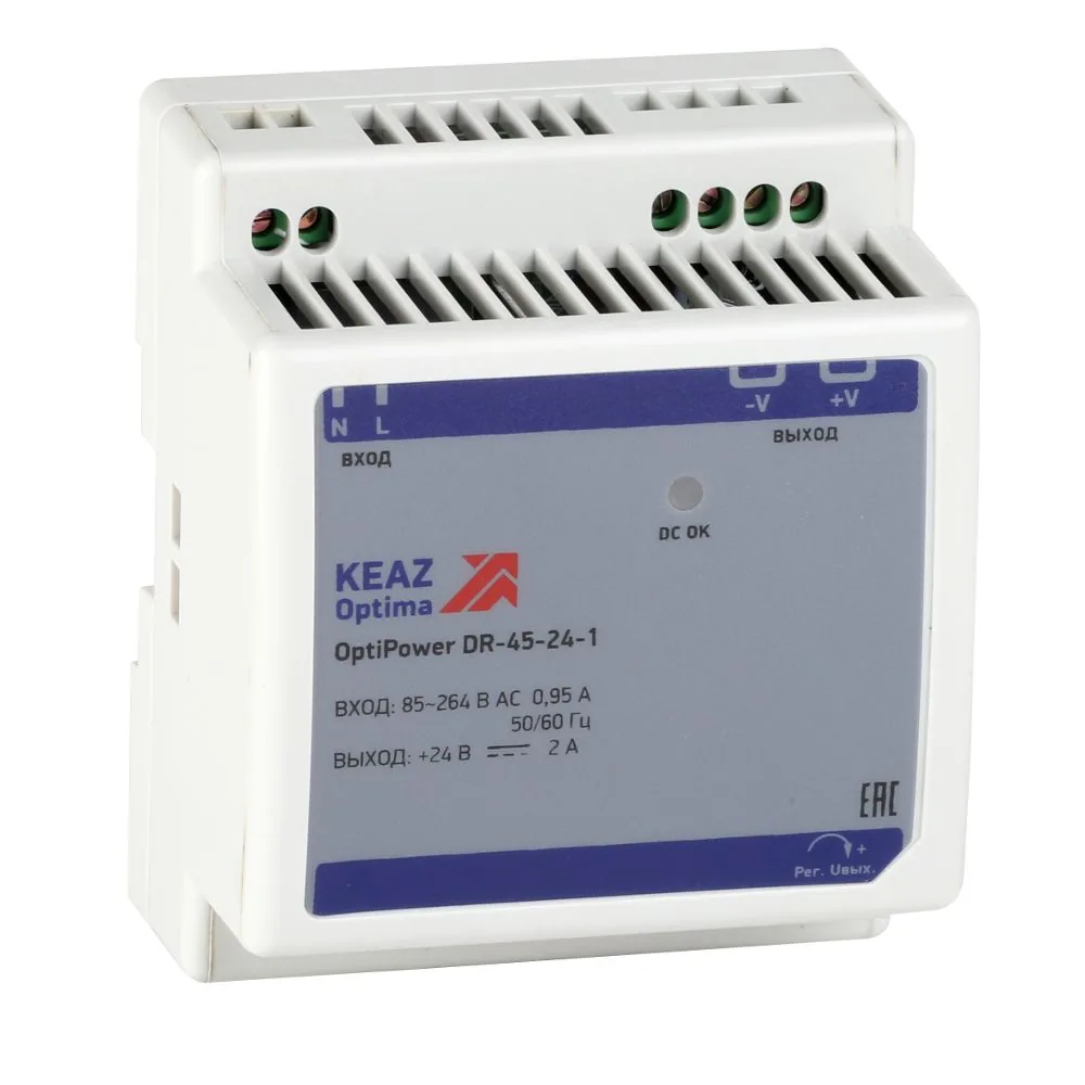 Блок питания OptiPower DR-45-24-1 284545