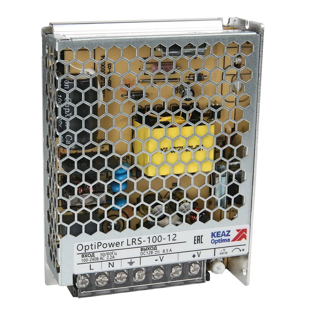 Блок питания OptiPower LRS 120-12 10A 328880 — фото 1 из 3