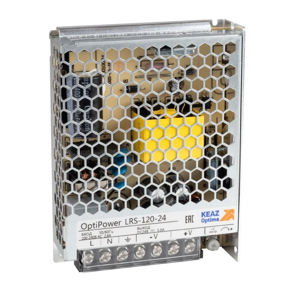 Блок питания OptiPower LRS 120-24 5A 328881 — фото 2 из 3
