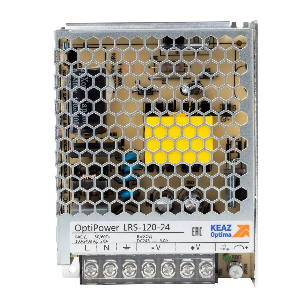 Блок питания OptiPower LRS 120-24 5A 328881 — фото 3 из 3