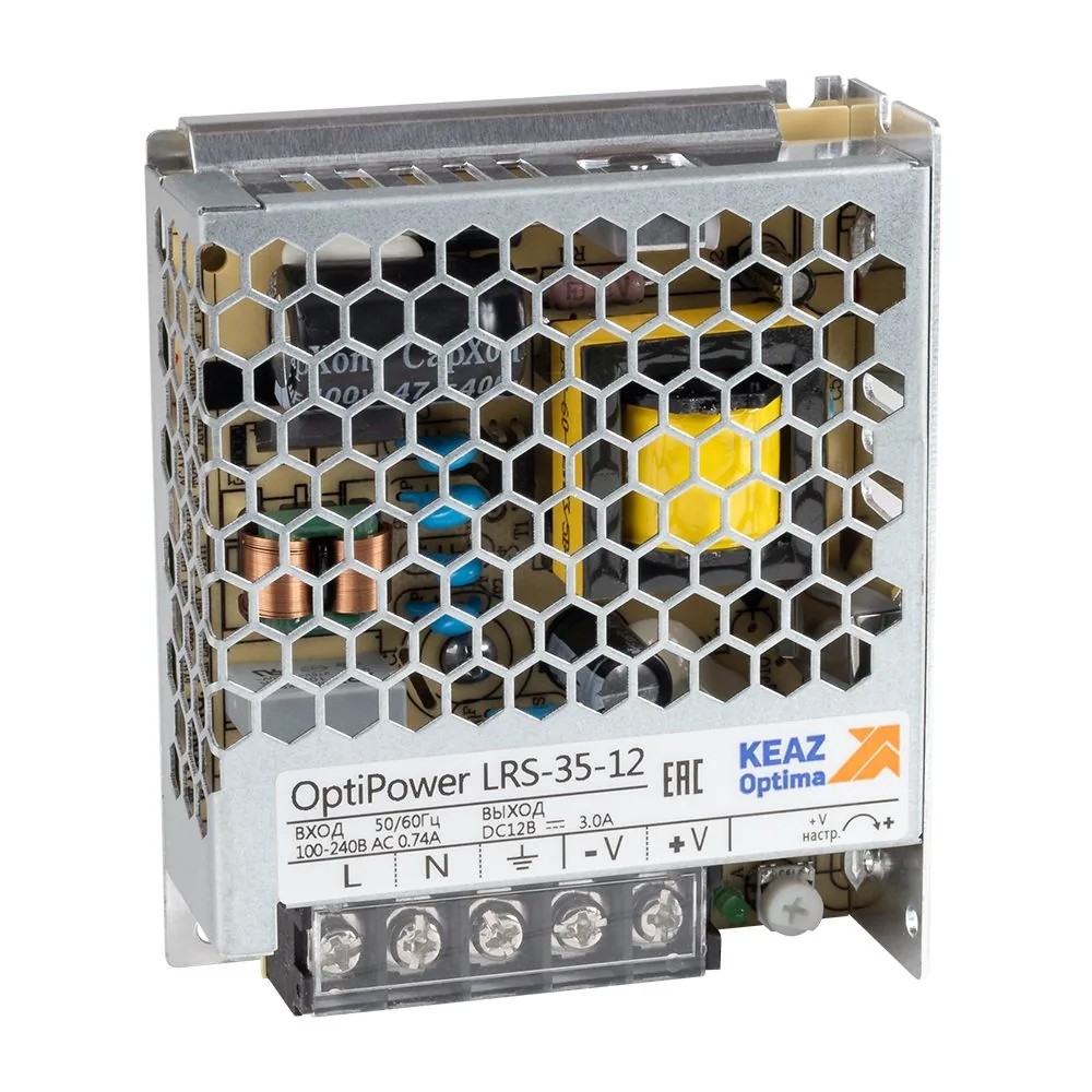 Блок питания OptiPower LRS 35-12 3A 328864 — фото 2 из 3