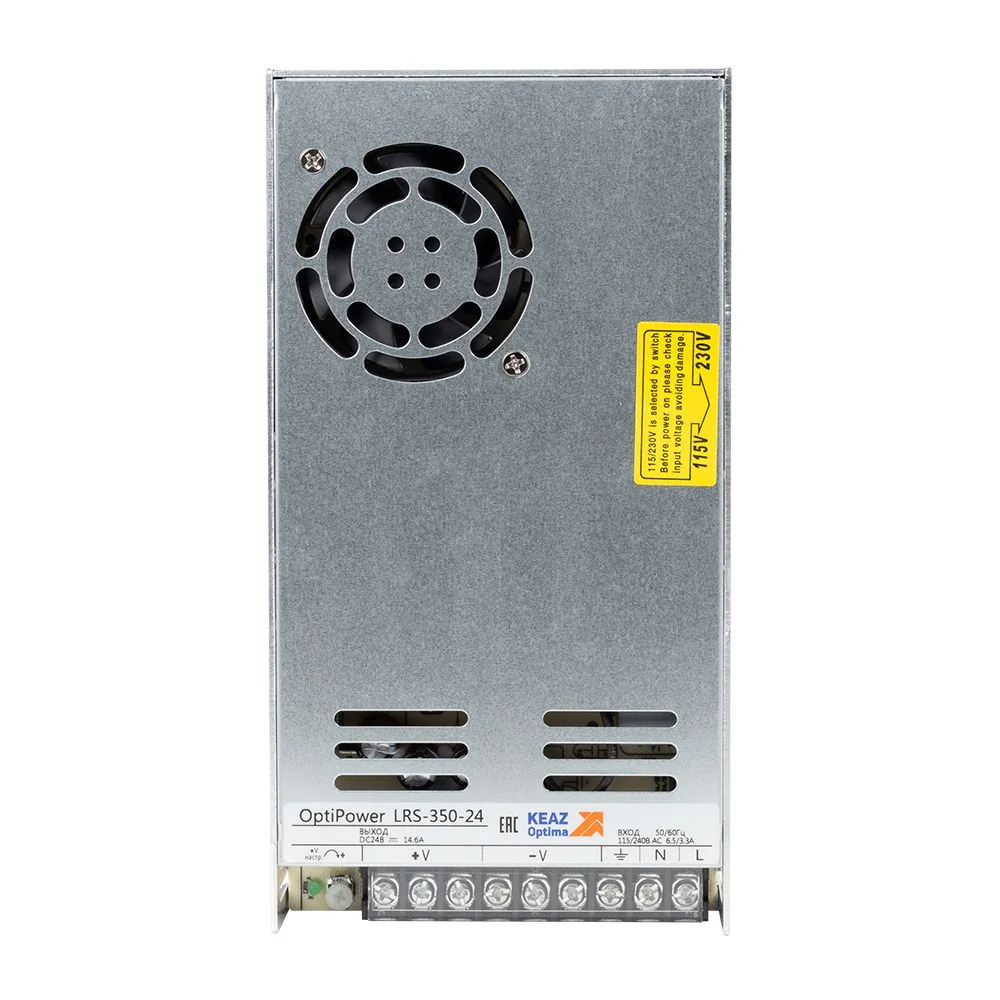Блок питания OptiPower LRS 350-24 14.6A 328889 — фото 3 из 3