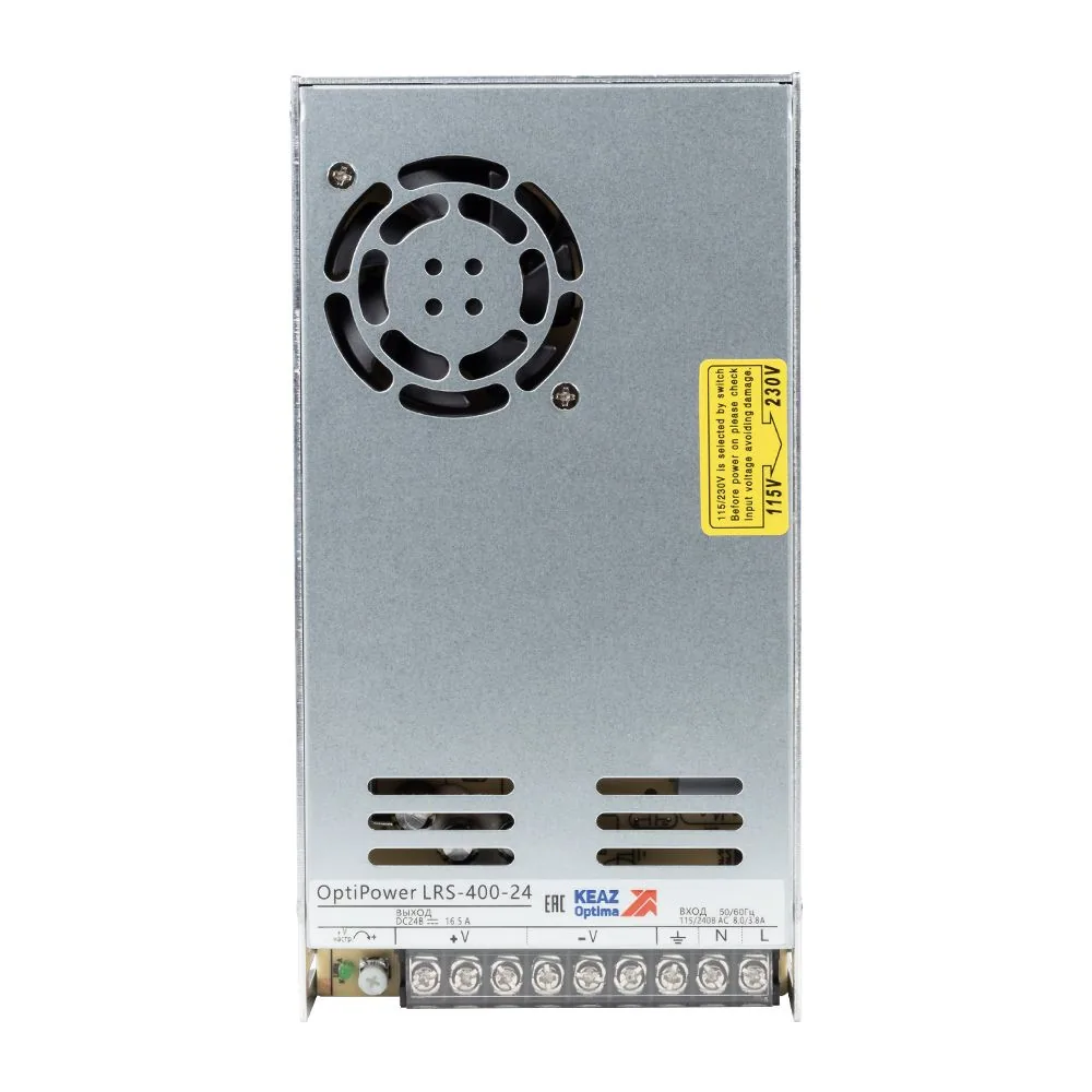 Блок питания OptiPower LRS 400-24 16.6A 328891 — фото 3 из 3