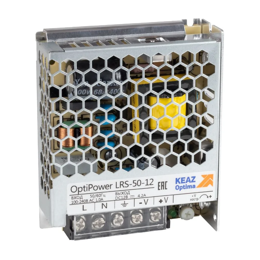Блок питания OptiPower LRS 50-12 4.2A 328868 — фото 2 из 3
