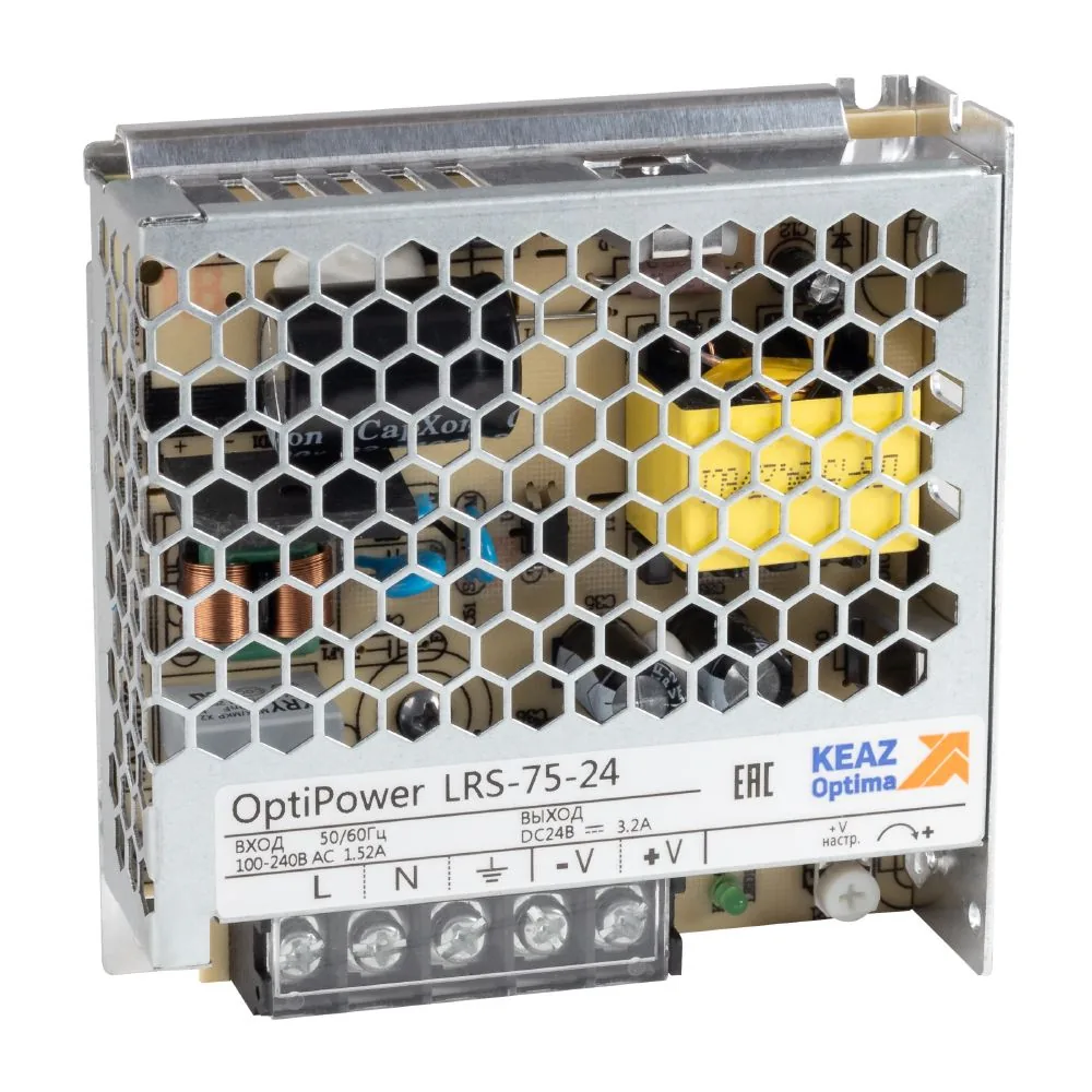 Блок питания OptiPower LRS 75-24 3.5A 328877 — фото 2 из 3