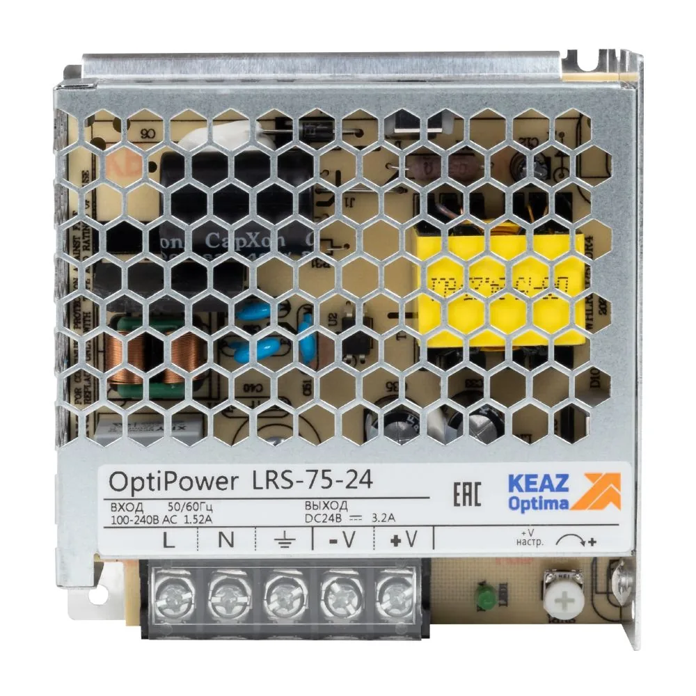 Блок питания OptiPower LRS 75-24 3.5A 328877 — фото 3 из 3