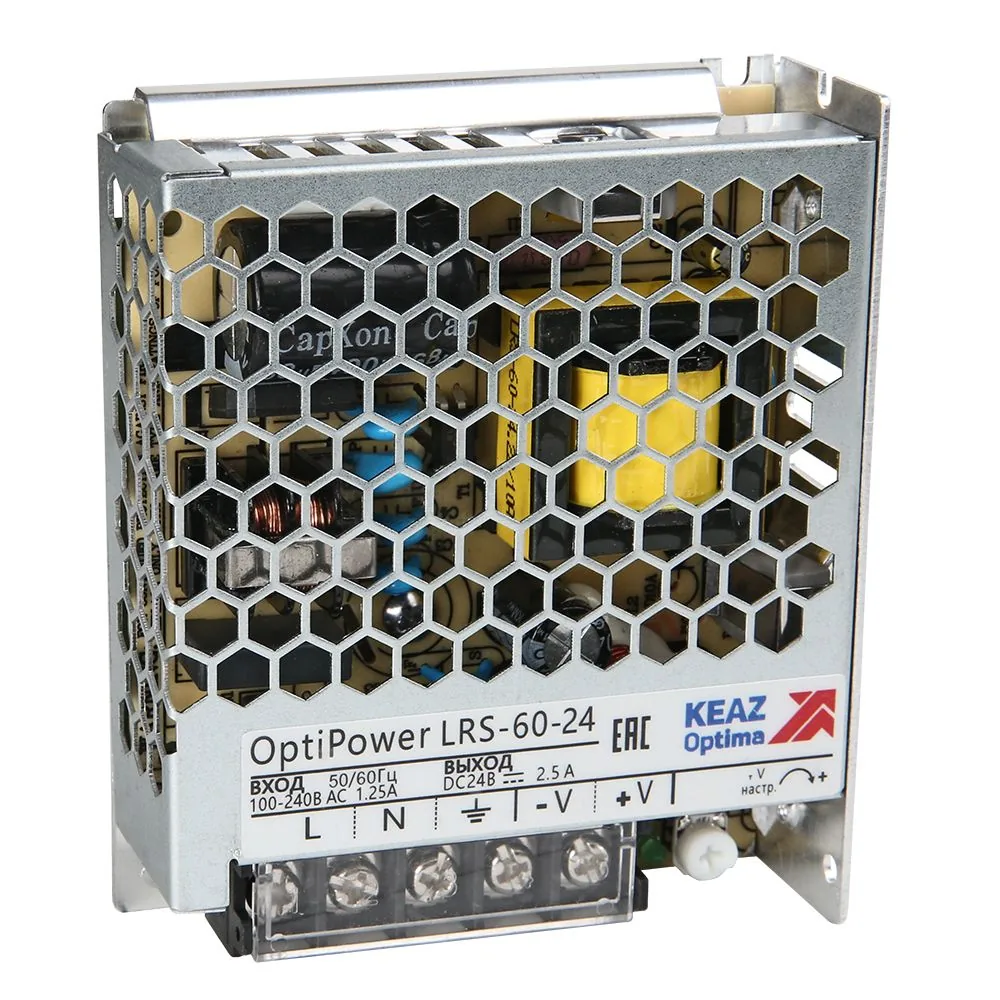 Блок питания OptiPower LRS 75-24 3.5A 328877 — фото 1 из 3