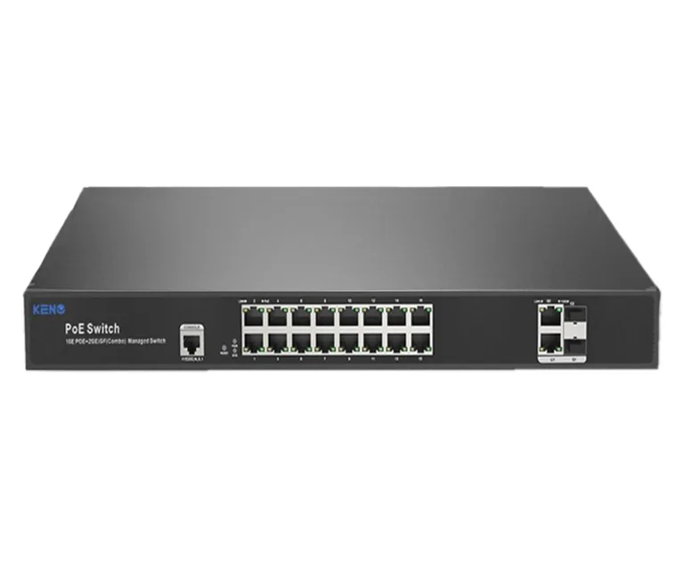 KN-SW1602SFP/M2. Коммутатор с питанием по PoE