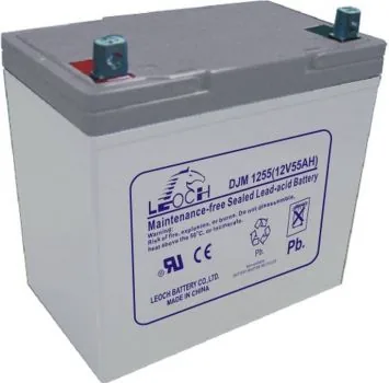 LEOCH DJM1255. Аккумулятор герметичный свинцово-кислотный