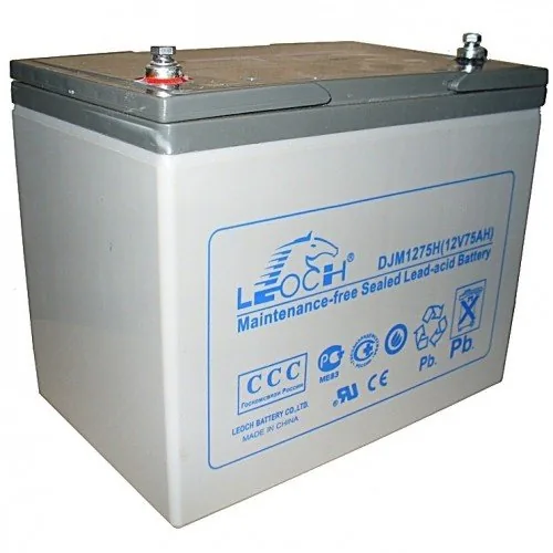 LEOCH DJM1275H. Аккумулятор герметичный свинцово-кислотный