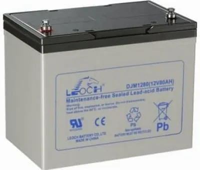 LEOCH DJM1280. Аккумулятор герметичный свинцово-кислотный