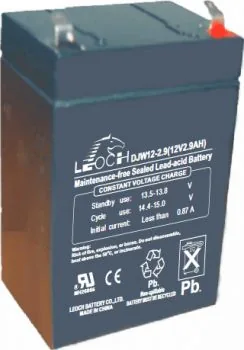 LEOCH DJW12-2,9. Аккумулятор герметичный свинцово-кислотный